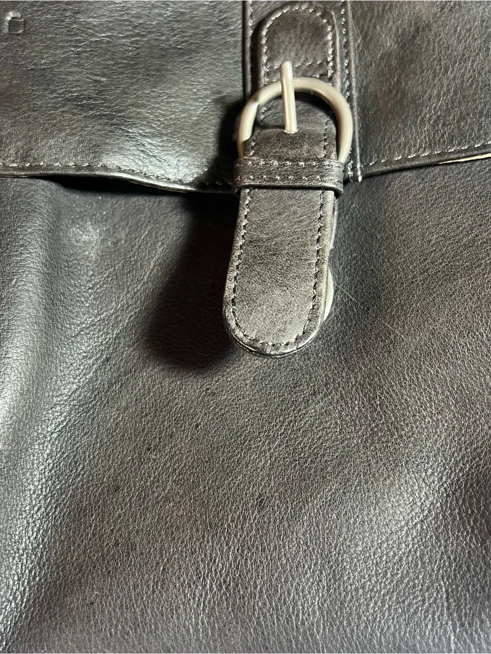 solo Black Leather Briefcase Messenger for Men